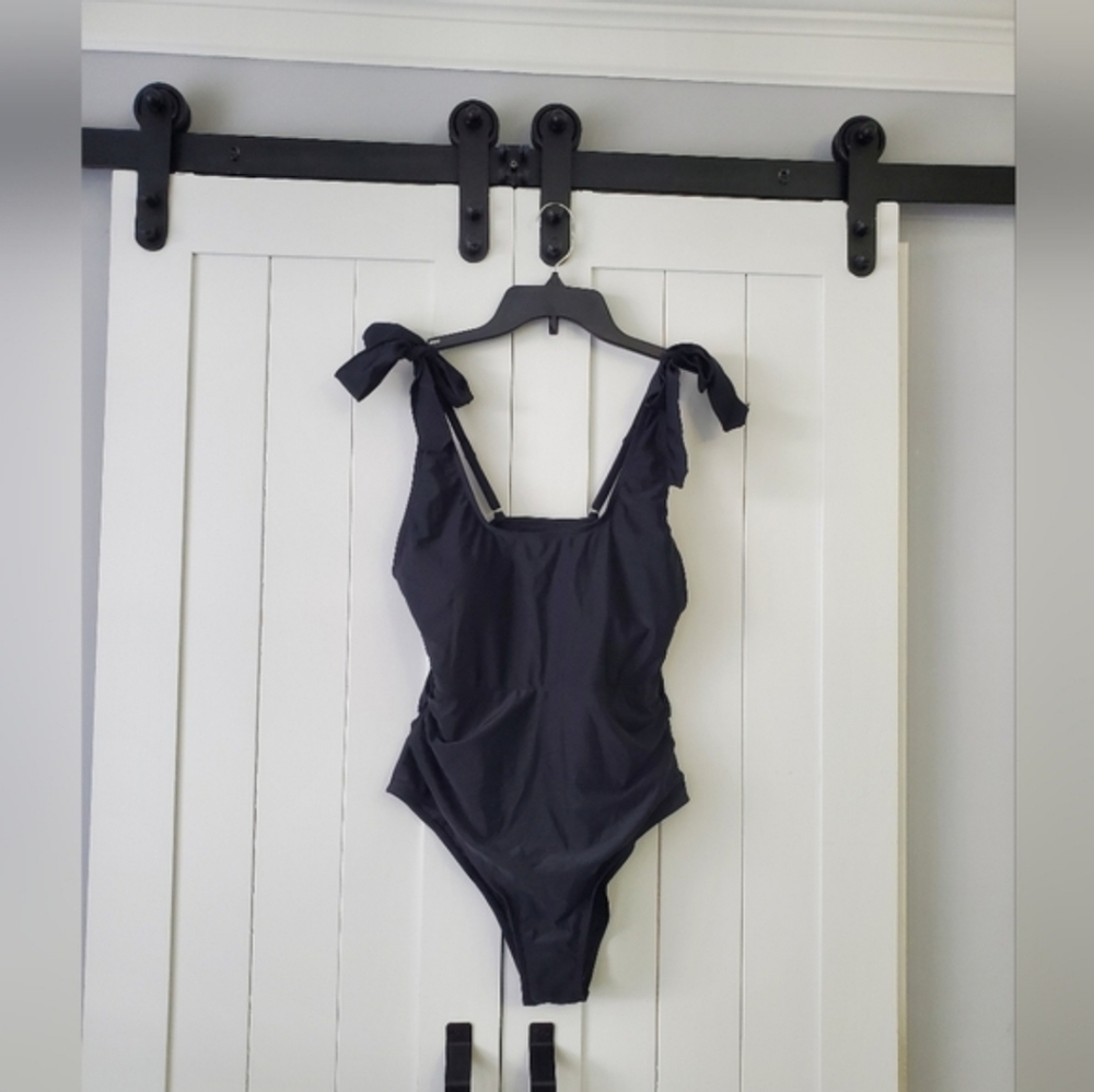 Jollkichay Black With Bows One Piece Swimsuit. NEW!